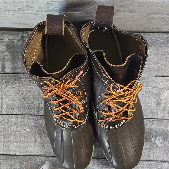 L.L. Bean Mens SIZE 13 Duck Boots  Bean Boots Waterproof - Picture 5 of 17